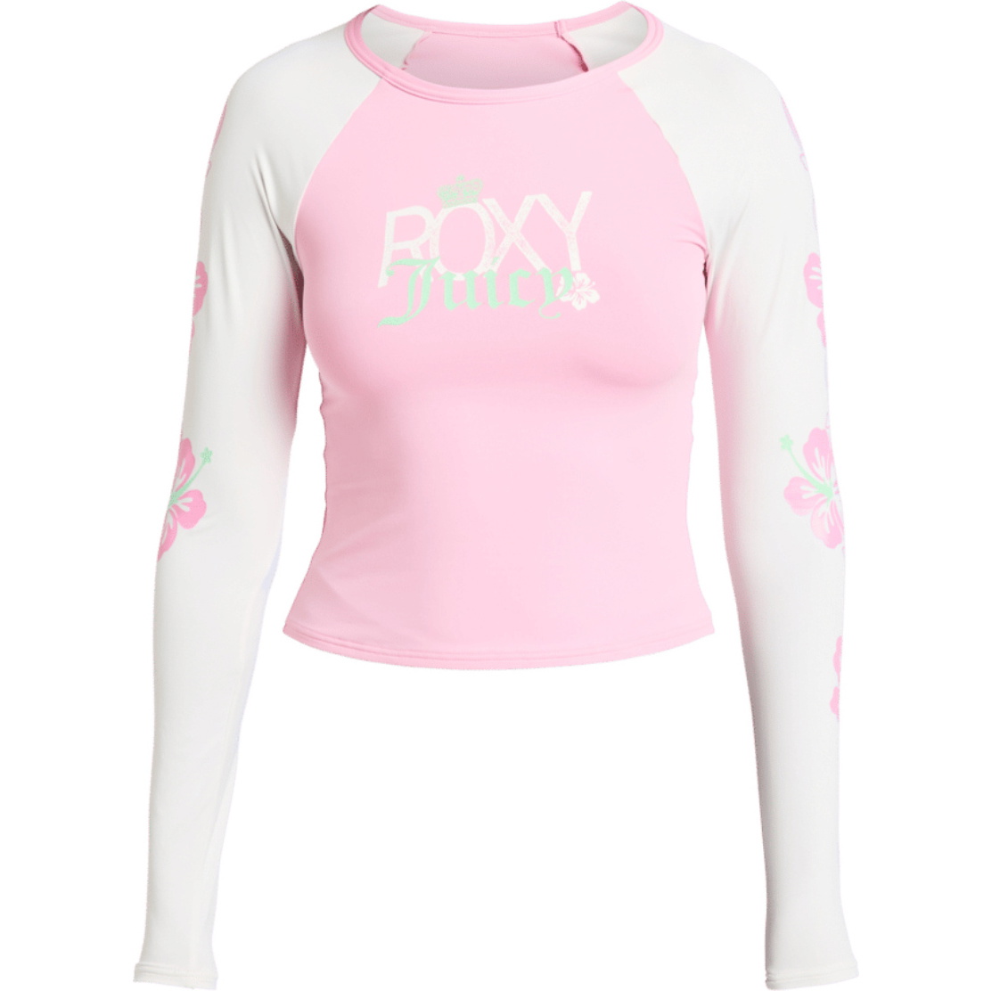 2026 Roxy Womens Roxy Juicy Long Sleeve Lycra Rash Vest ERJWR03938 - Coconut Milk